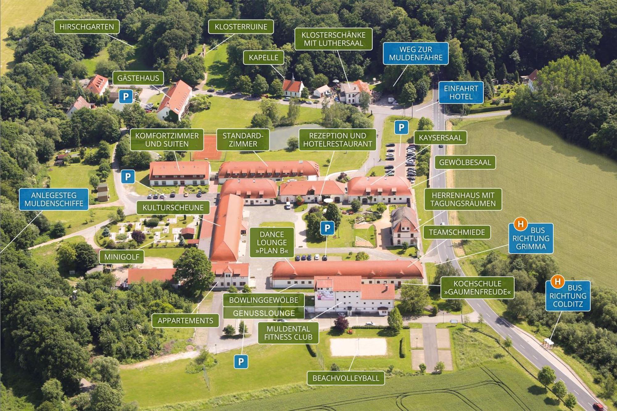 Gaestehaus Kloster Nimbschen กริมมา ภายนอก รูปภาพ